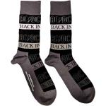 AC/DC: Unisex Ankle Socks/Back In Black (UK Size 7 - 11)