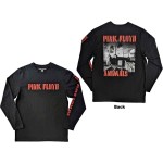 Pink Floyd: Unisex Long Sleeve T-Shirt/Animals B&W (Black) (Back & Sleeve Print) (Large)