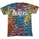 The Beatles: Unisex T-Shirt/Drop T Logo (Wash Collection) (X-Large)