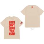 French Montana: Unisex T-Shirt/Don`t Block Your Blessings (Back Print) (Small)