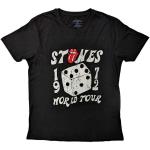 The Rolling Stones: Unisex T-Shirt/Dice Tour `72 (Large)