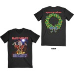 Iron Maiden: Unisex T-Shirt/No Prayer For Christmas (Black) (Back Print) (Large)
