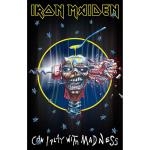 Iron Maiden: Textile Poster/Can I Play With Madness