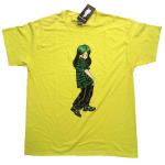 Billie Eilish: Unisex T-Shirt/Anime Billie (Large)