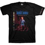 David Bowie: Unisex T-Shirt/Live In Paris (Sleeve Print) (Medium)