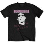 Lou Reed: Unisex T-Shirt/Walk On The Wild Side (Medium)