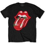 The Rolling Stones: Unisex T-Shirt/Christmas Tongue (Small)