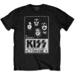 KISS: Unisex T-Shirt/Tonight (Large)