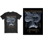 Mastodon: Unisex T-Shirt/Hushed Snake (Medium)