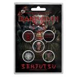 Iron Maiden: Button Badge Pack/Senjutsu (Retail Pack)