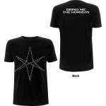 Bring Me The Horizon: Unisex T-Shirt/Barbed Wire (Back Print) (Medium)