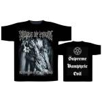 Cradle Of Filth: Unisex T-Shirt/Supreme Vampiric Evil (Back Print) (Small)