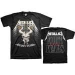 Metallica: Unisex T-Shirt/40th Anniversary Forty Years (Back Print) (X-Large)