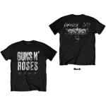 Guns N Roses: Guns N` Roses Unisex T-Shirt/Paradise City Stars (Back Print) (Large)