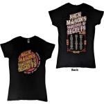 Nick Mason`s Saucerful of Secrets: Ladies T-Shirt/Echoes European Tour 2022 (Back Print & Ex-Tour) (Large)