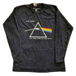 Pink Floyd: Unisex Long Sleeve T-Shirt/Dark Side Of The Moon Courier (Wash Collection) (Large)