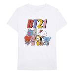 BT21: Unisex T-Shirt/Colourful Squad (Small)
