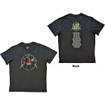 U2: Unisex T-Shirt/360 Degree Tour 2010 Band Photo (Grey) (Back Print & Ex-Tour) (X-Large)