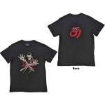 U2: Unisex T-Shirt/360 Degree Tour 2009 Infinity (Black) (Back Print & Ex-Tour) (Large)