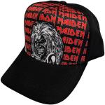 Iron Maiden: Unisex Baseball Cap/Eddie Logo Repeat