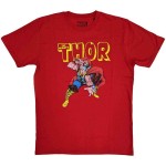 Marvel Comics: Unisex T-Shirt/Thor Hammer Distressed (Red) (Large)