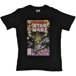 Star Wars: Unisex T-Shirt/Darth Vader Comic (Black) (Large)