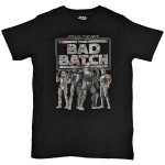 Star Wars: Unisex T-Shirt/The Bad Batch (Black) (Medium)