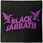 Black Sabbath: Standard Woven Patch/Wavy Logo & Daemons