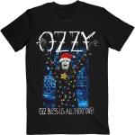 Ozzy Osbourne: Unisex T-Shirt/Arms Out Holiday (X-Large)