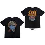 Ozzy Osbourne: Unisex T-Shirt/Bark At The Moon Tour `84 (Back Print) (Small)