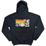 The Strokes: Unisex Pullover Hoodie/Logo & Stripes (Large)