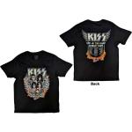 KISS: Unisex T-Shirt/End Of The Road Wings (Back Print) (X-Large)