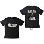 Kreator: Unisex T-Shirt/Satan Is Real (Back Print) (Small)