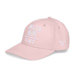 Tokyo Time: Kids Baseball Cap/TT Heritage White Logo (Pink)
