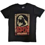 Janis Joplin: Unisex T-Shirt/Vintage Poster (Medium)
