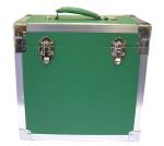 Green: LP Record Storage Carry Case Green