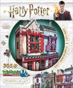Harry Potter: Diagon Alley Collection: Quidditch Supplies & Slug & Jiggers (305pc) 3d Jigsaw Puzzle