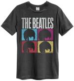 Beatles: Hard Days Night Amplified Vintage Charcoal x Large t Shirt