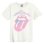 Rolling Stones: The Rolling Stones - Washed Out Amplified Vintage White x Large t Shirt