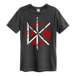 Dead Kennedys: Logo Amplified Vintage Charcoal Large t Shirt