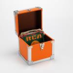 Orange: 7 Inch 50 Record Storage Carry Case Orange