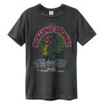 Rolling Stones: Us 1972 Amplified Medium Vintage Charcoal t Shirt