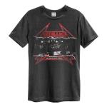 Metallica: - Young Metal Attack Amplified Vintage Charcoal Medium t Shirt