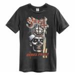 Ghost: Heres Papa Amplified Small Vintage Charcoal t Shirt