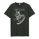Clash: - New Dragon Amplified Small Vintage Charcoal t Shirt