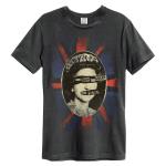 Sex Pistols: Queen Amplified Large Vintage Charcoal t Shirt