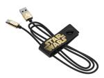Star Wars: Cable Micro Line 120cm Sw Tlj Bb8 Gold