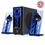 Go Groove: Gogroove Bass Pulse 2.1 Speakers (Blue)