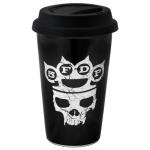 Five Finger Death Punch: Control With My Knuckles Travel Mug Ceramic