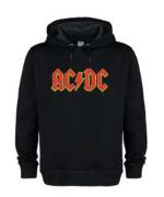 AC/DC: Logo Amplified Vintage Black Small Hoodie Sweatshirt